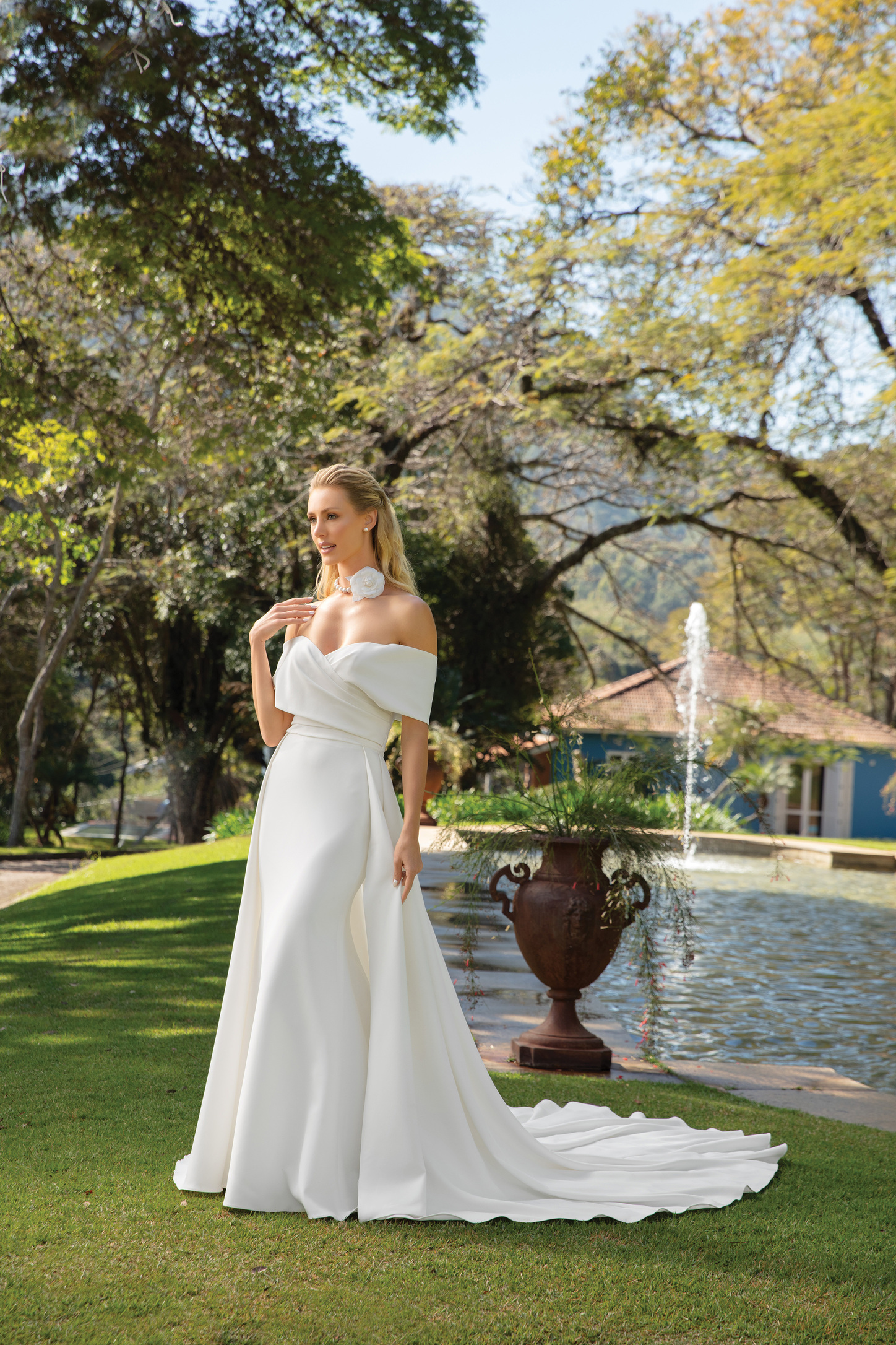 Acessórios discretos que transformam seu vestido de casamento diurno