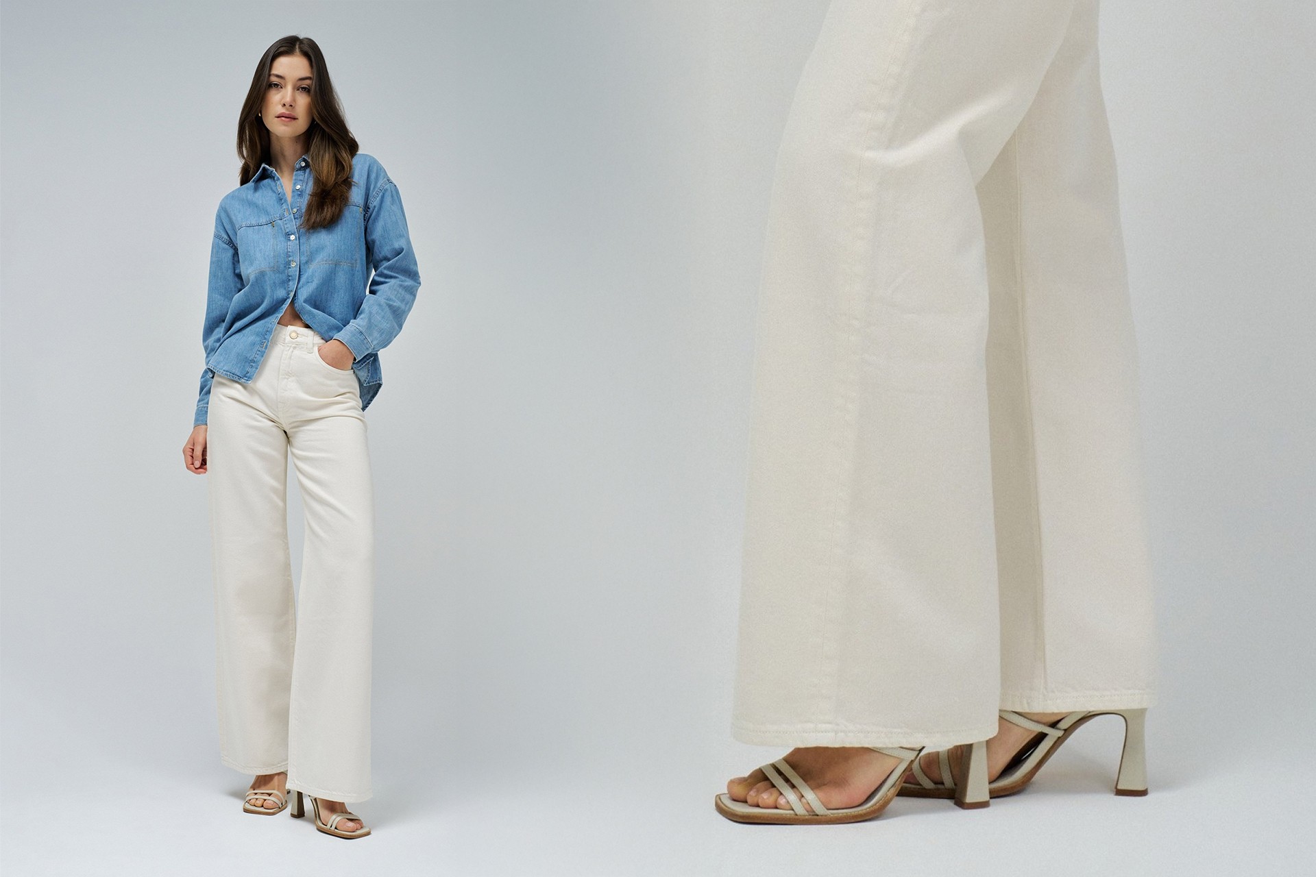 como usar calça wide leg para baixinhas