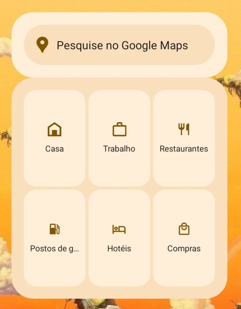 widgets úteis para a tela do android