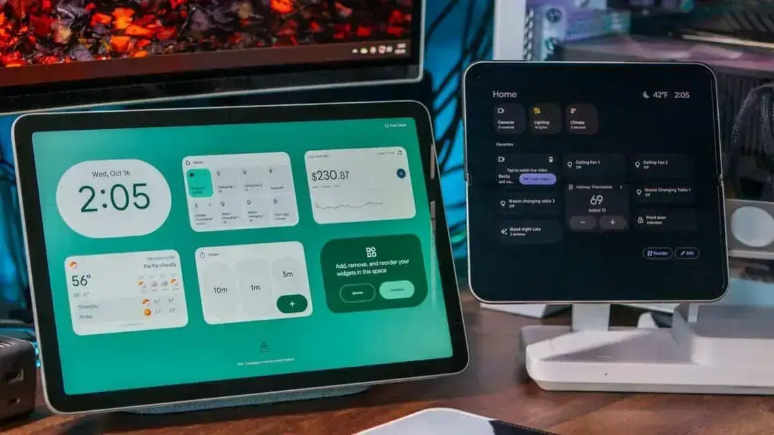 widgets úteis para a tela do android