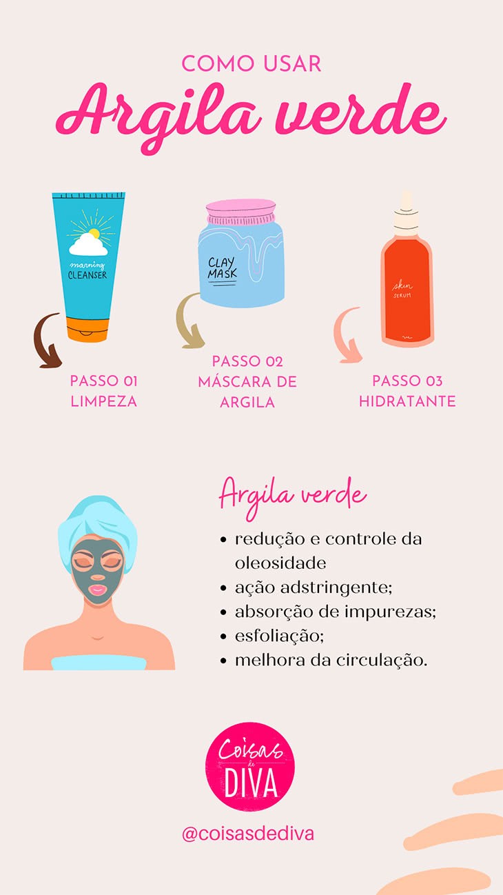 argila verde como fazer