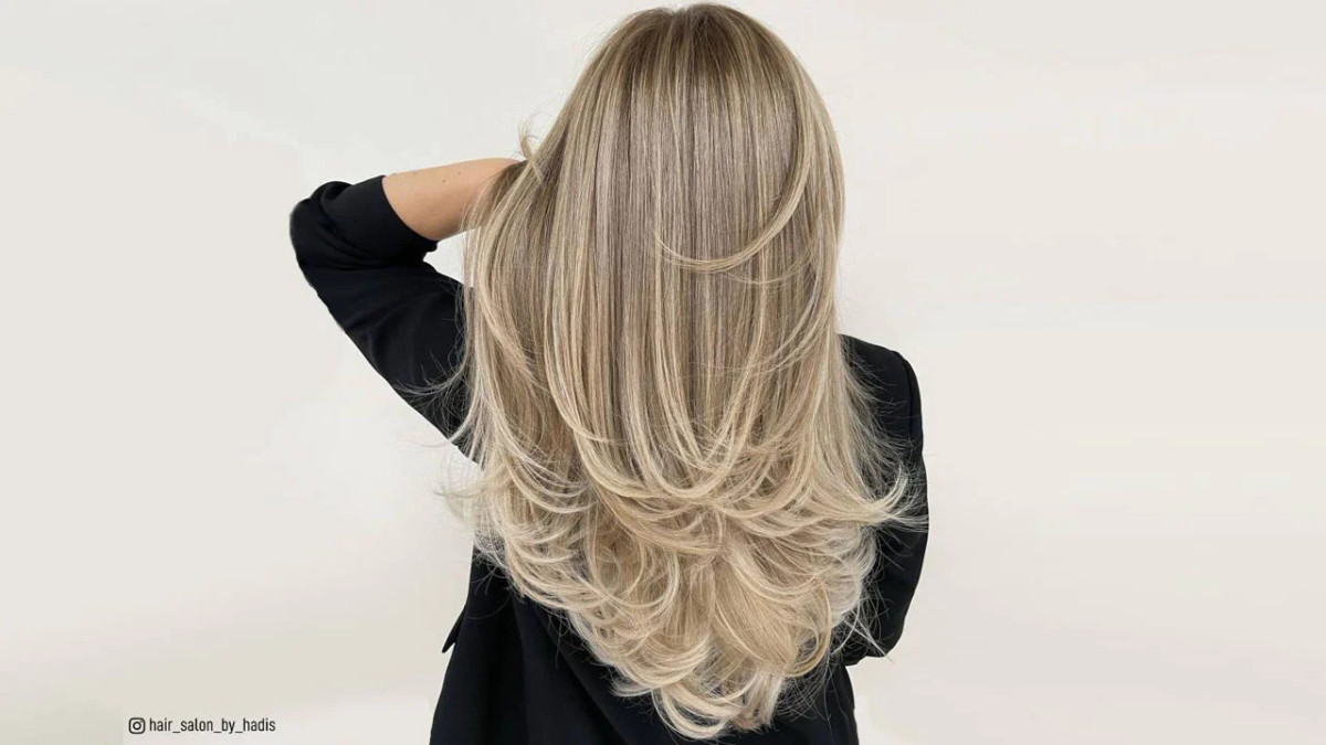 corte em camadas para rosto redondo