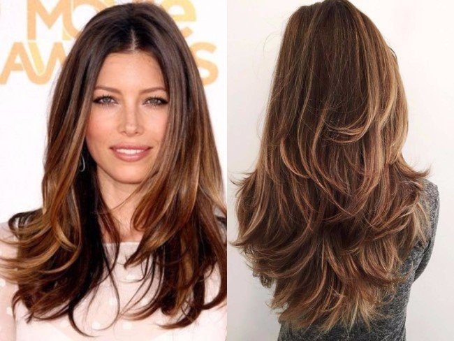 corte em V cabelo