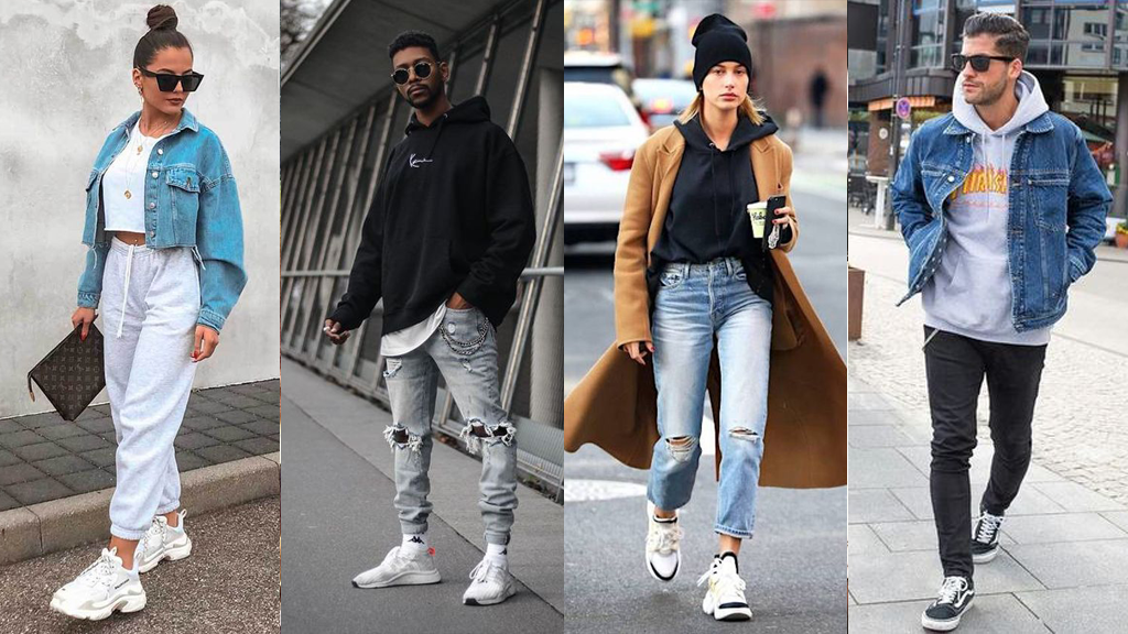 looks com calça de moletom elegantes