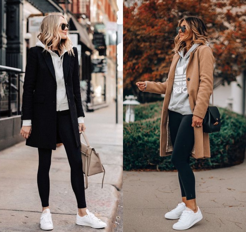 combinar moletom com blazer