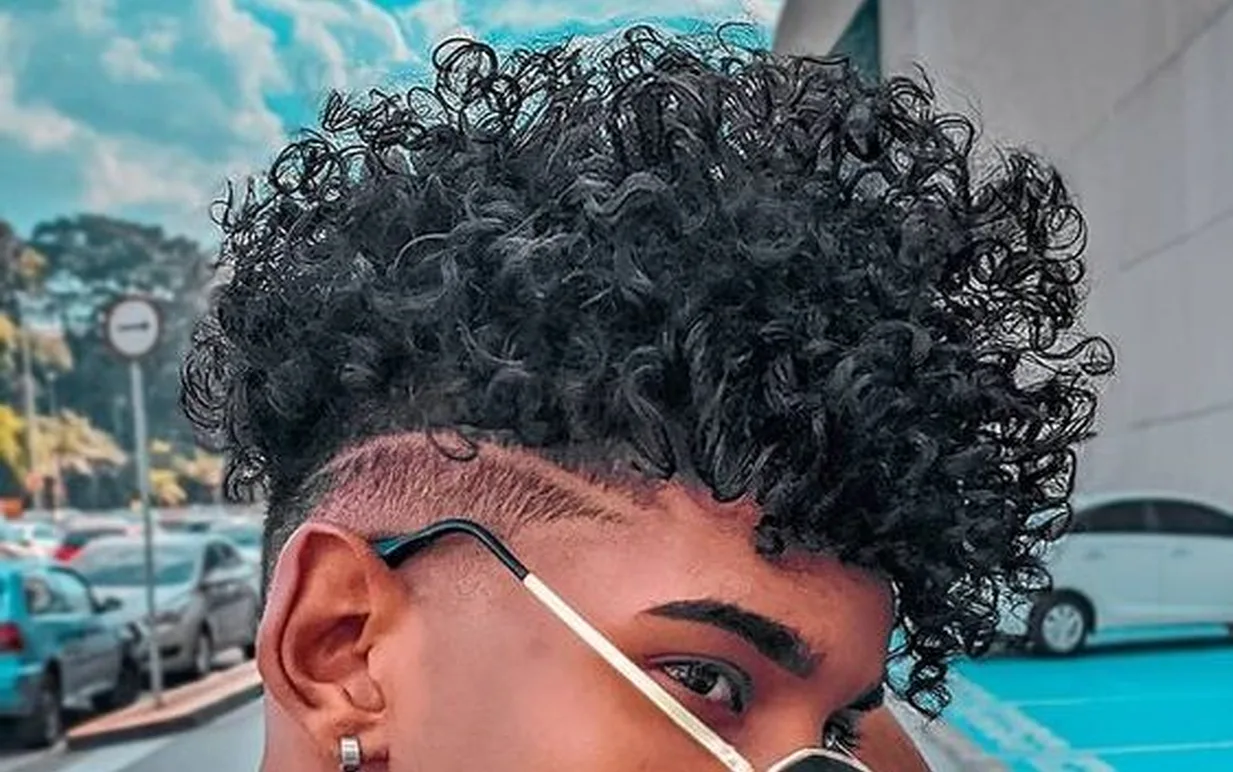 corte shaggy cabelo cacheado longo