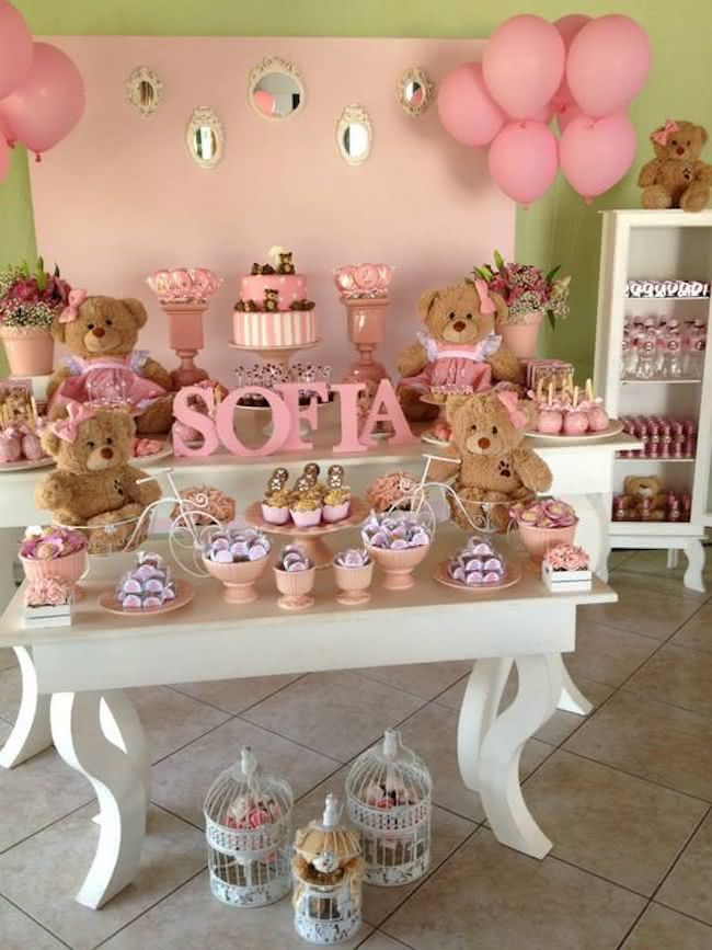 decoração aniversário 1 ano menina