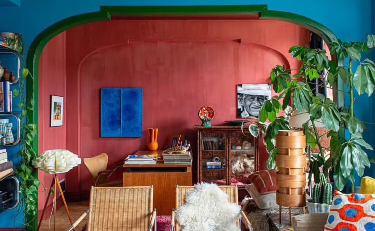 móveis coloridos para casa