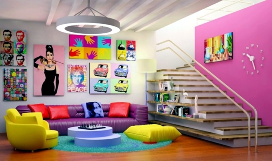 acessórios de decoração vibrantes
