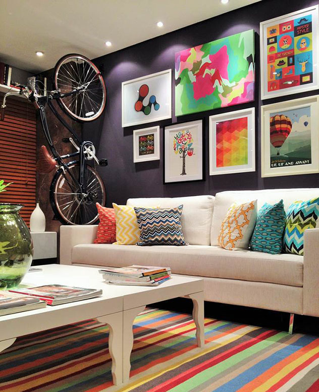 como usar cores na decoração