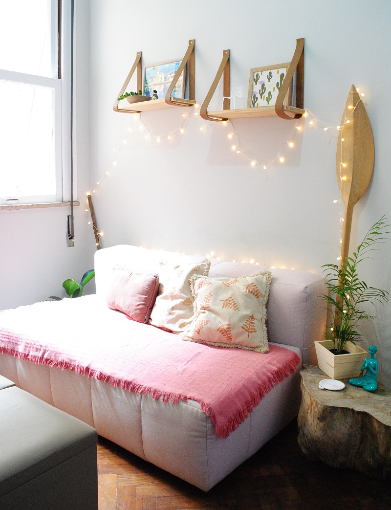 decoração com luzes LED