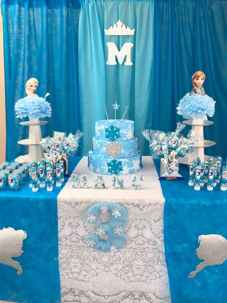 decoração frozen festa infantil