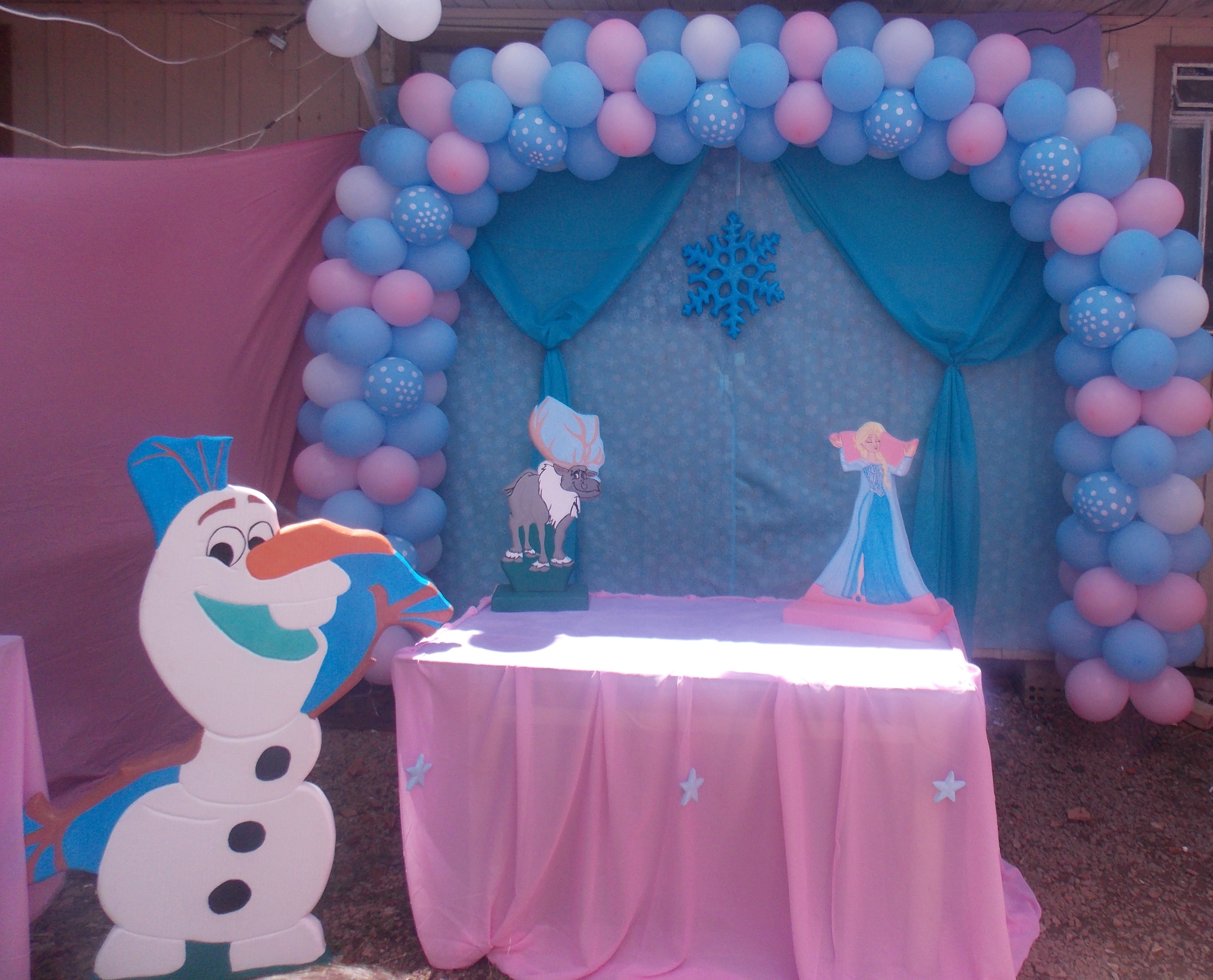 ideias de festa frozen barata