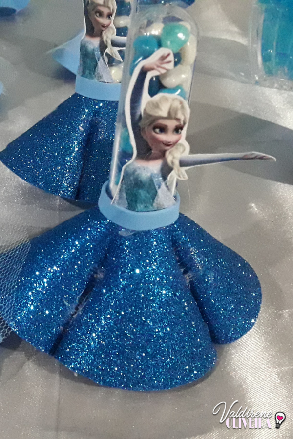decoração temática frozen passo a passo