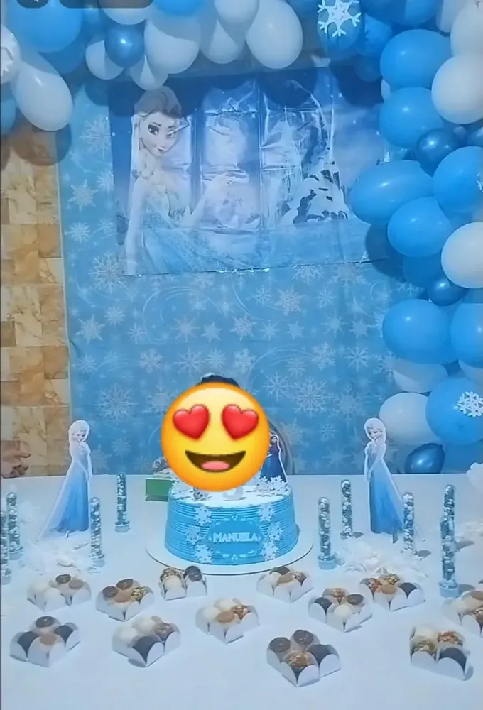 tutorial decoração frozen tnt