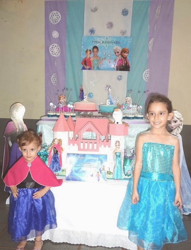 como fazer painel frozen tnt
