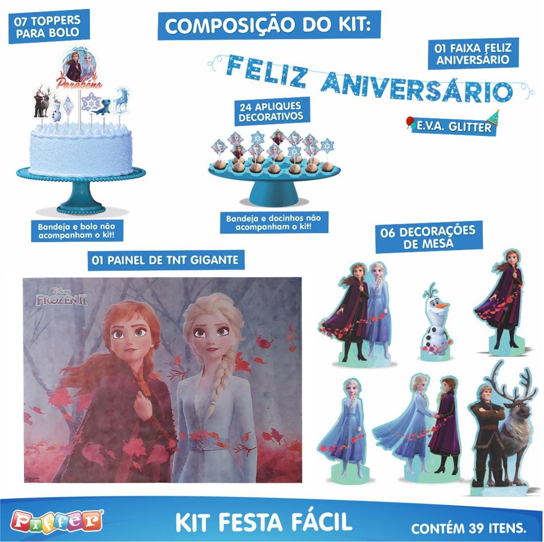 enfeites frozen tnt