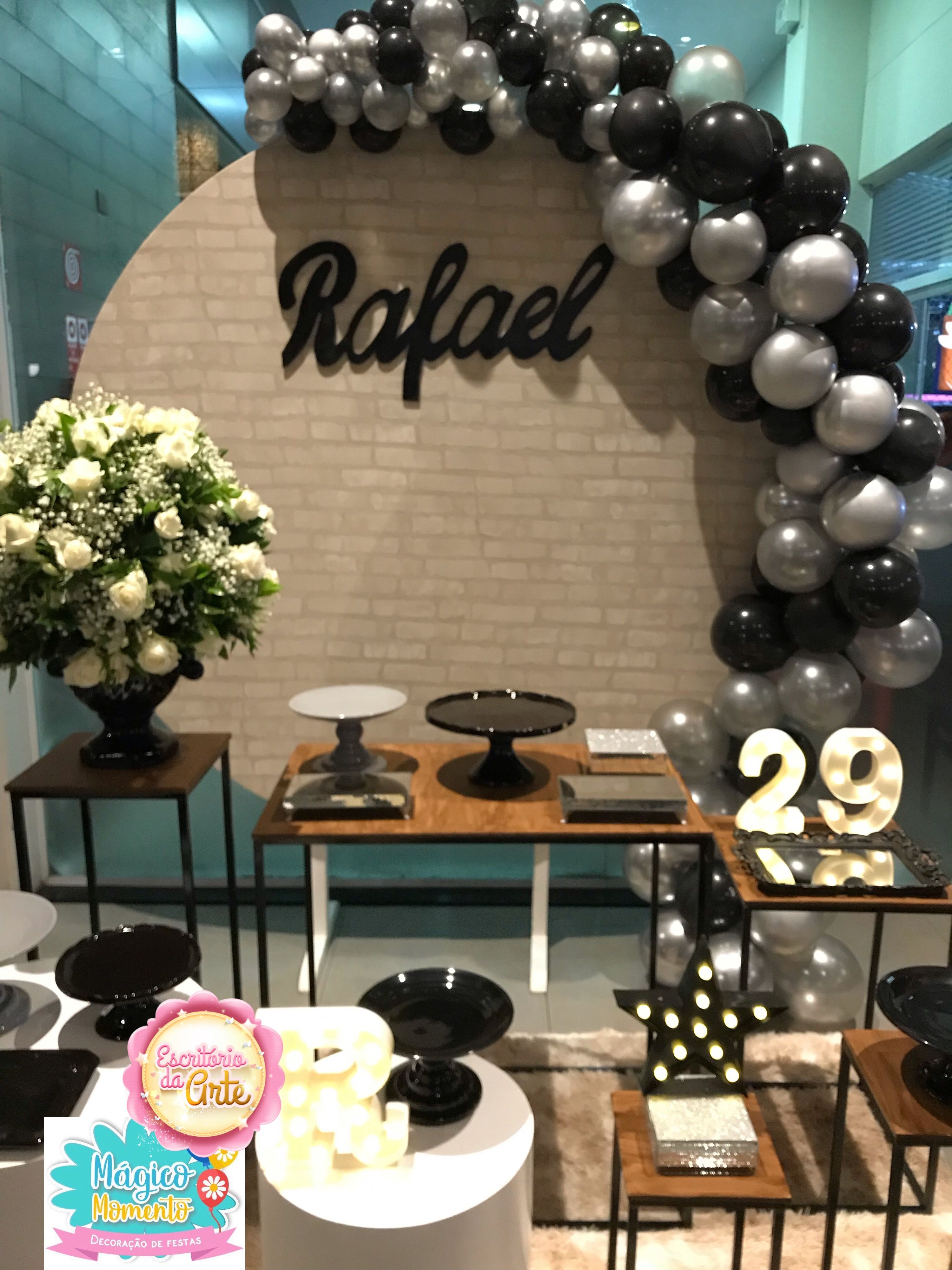decoração festa 40 anos masculina