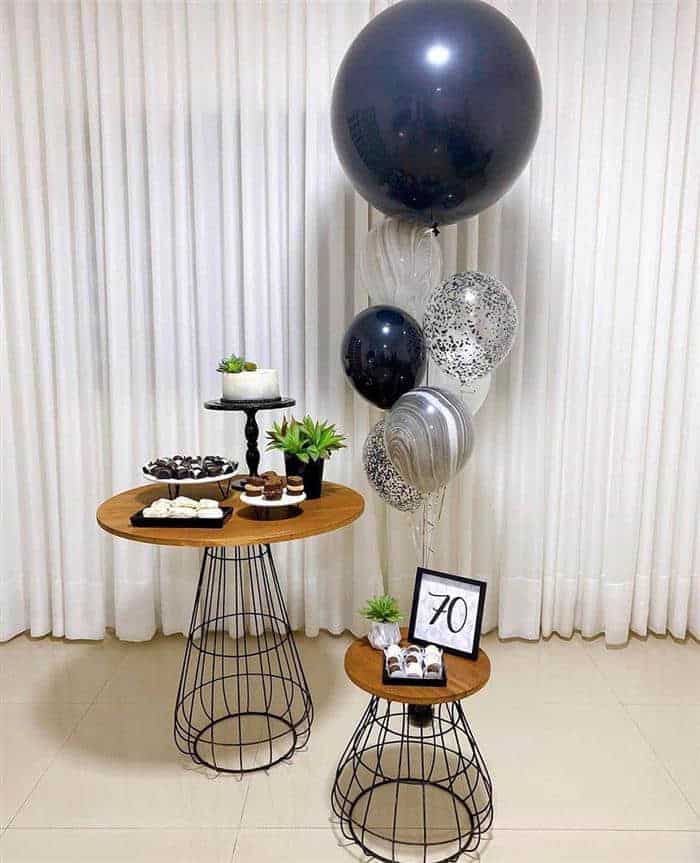 aniversário 50 anos homem decoração