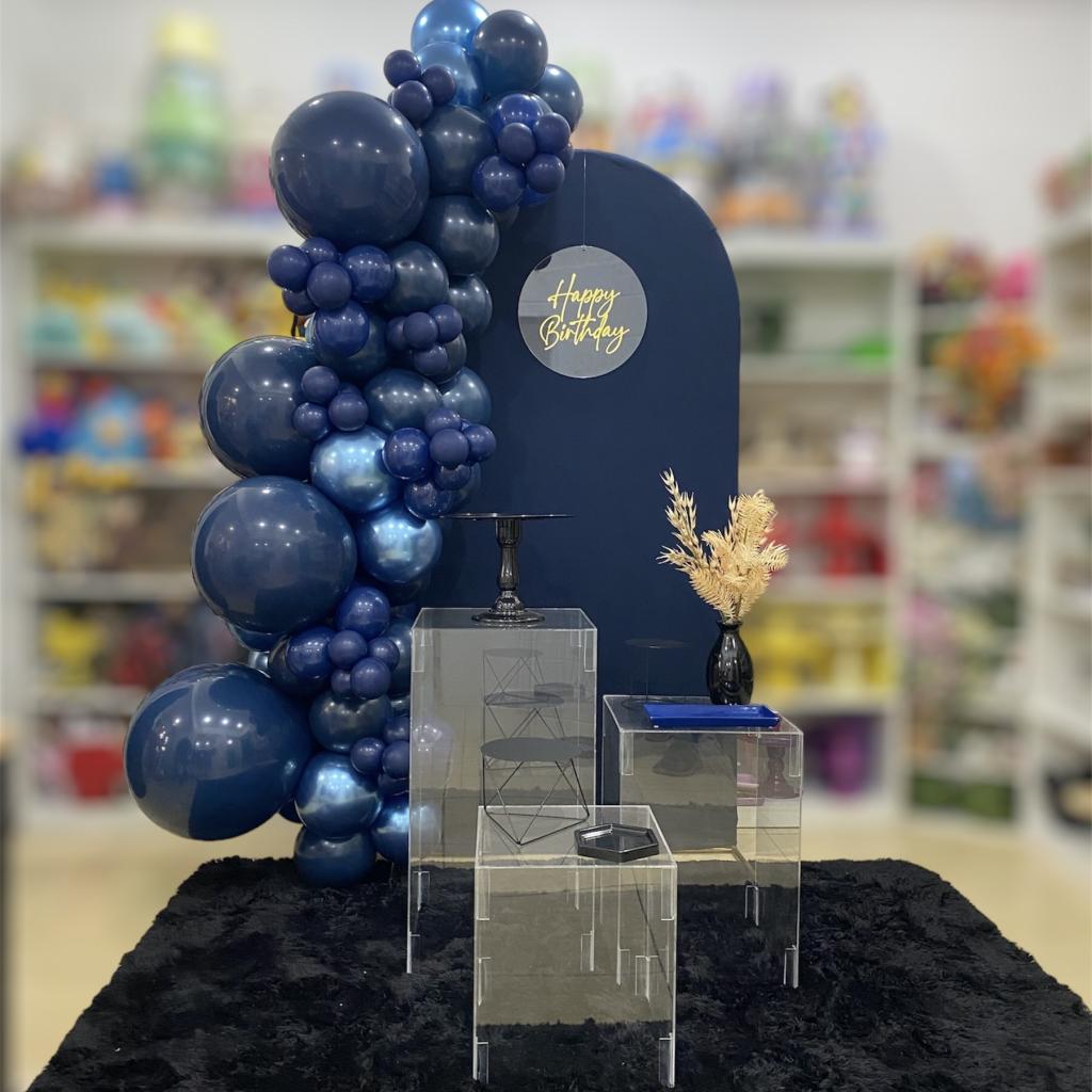 decoração de festa simples masculina