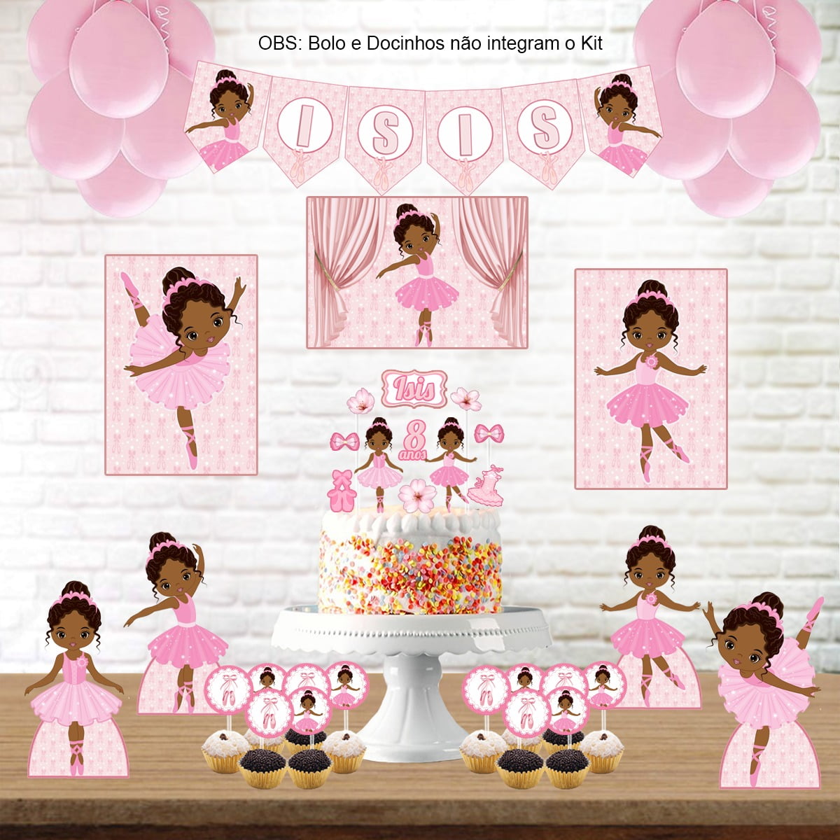 tema bailarina quarto menina