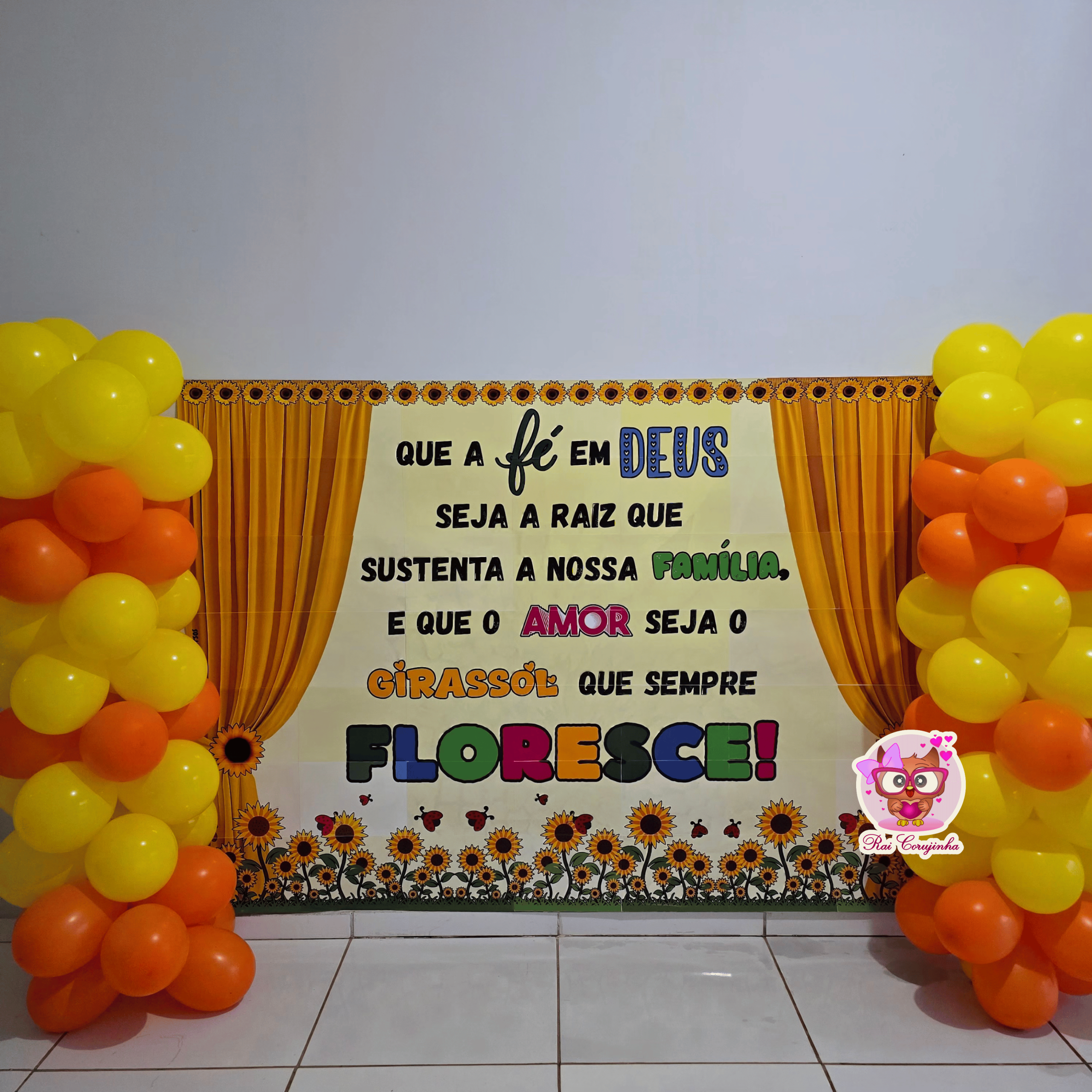 decoração dia da família criativa