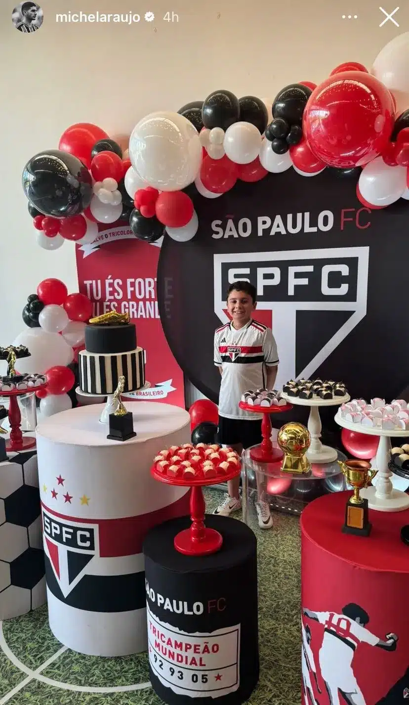 decoração infantil são paulo futebol clube