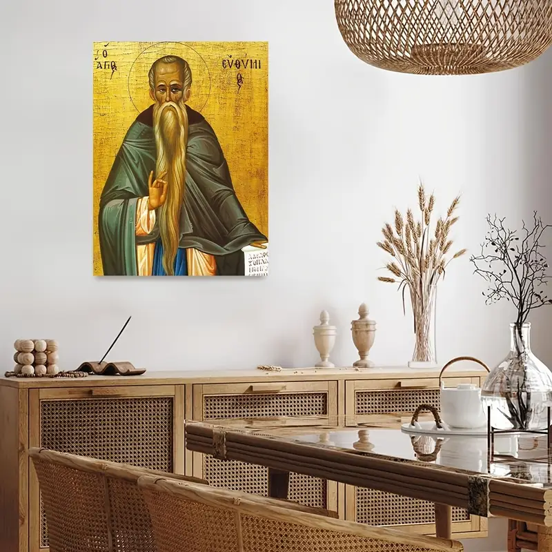 decoração com símbolos religiosos