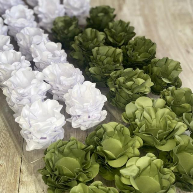 decoração casamento verde