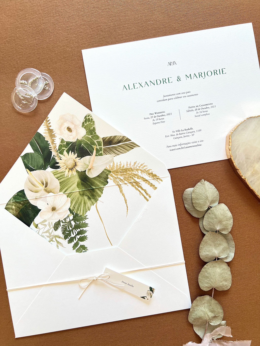 inspiração casamento verde