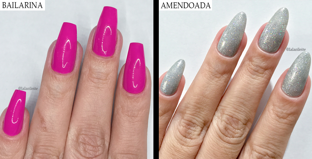unha almond curta
