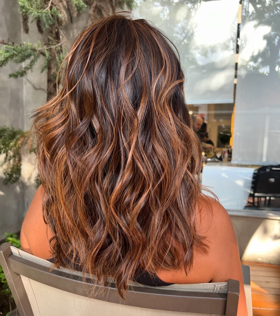 cabelo doce de leite iluminado