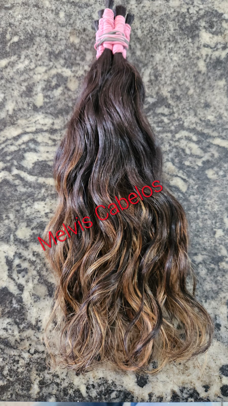 cabelo bronze iluminado