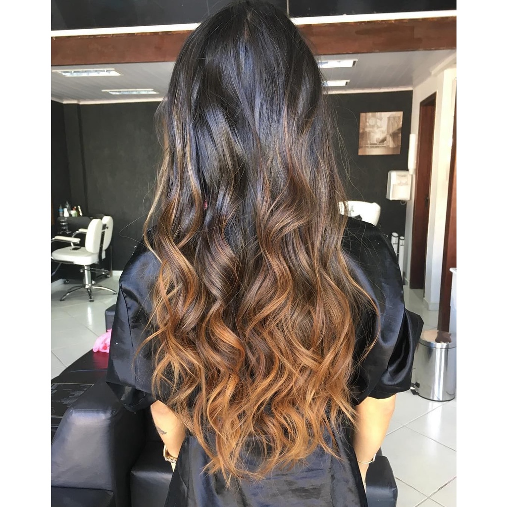 cabelo iluminado baixa manutenção