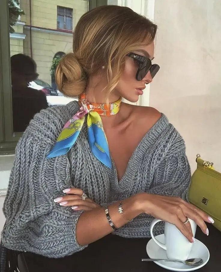 diy lenço cabelo