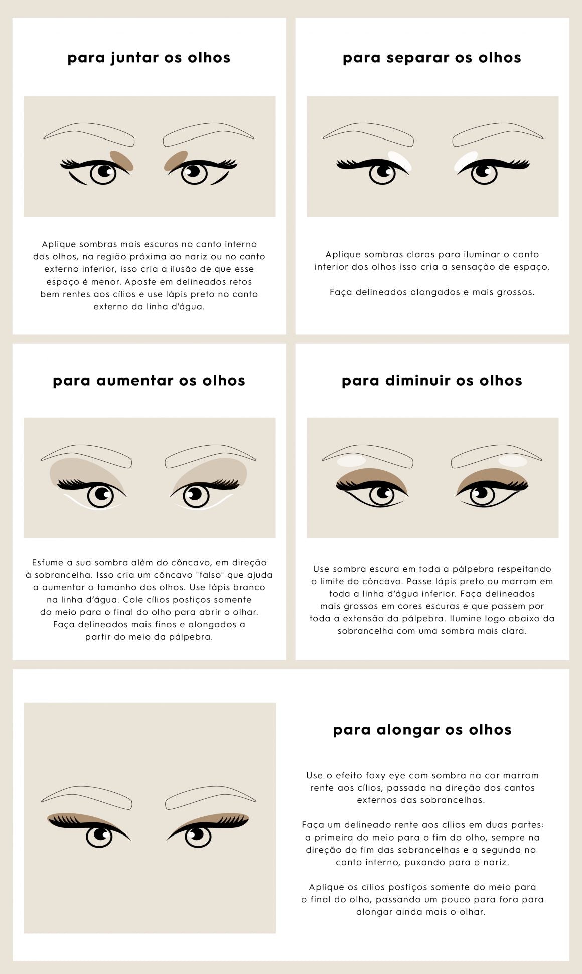 maquiagem pálpebra simples