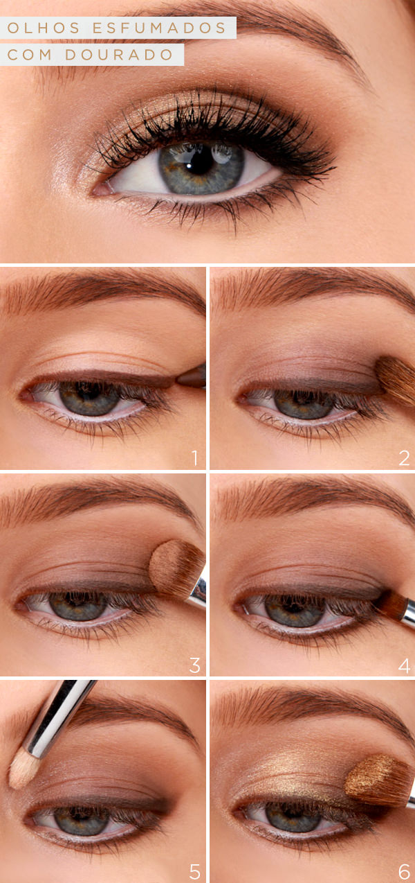 maquiagem olhos elegante