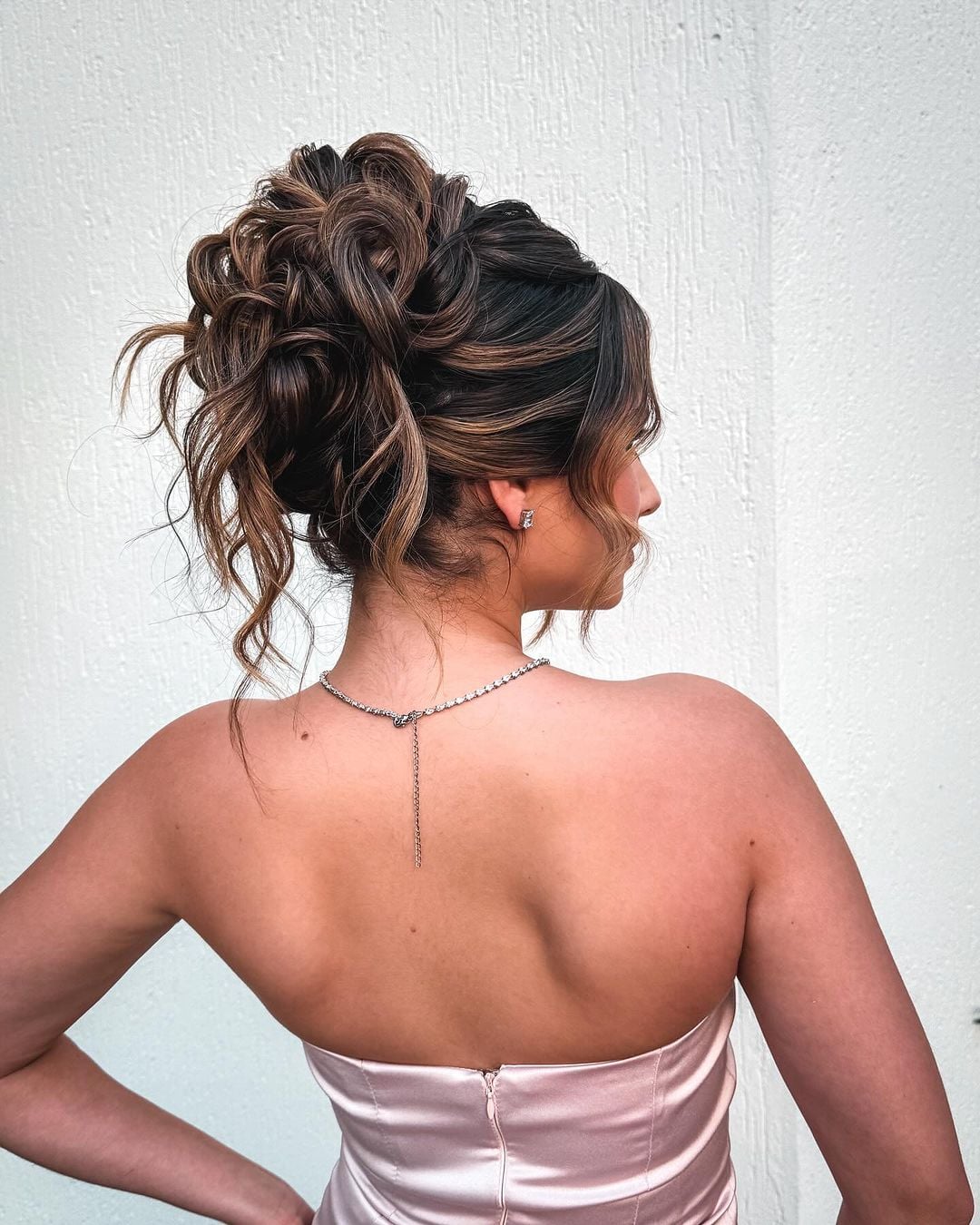 penteado semi preso cabelo cacheado festa