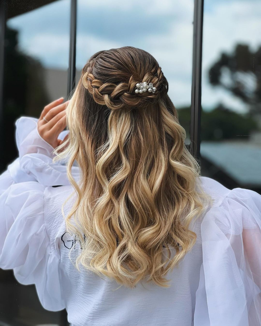 coque cabelo cacheado madrinha casamento