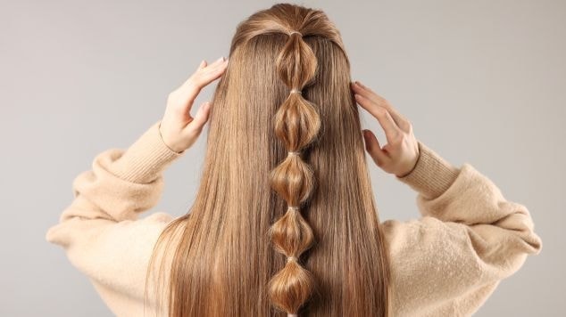 penteado no cabelo liso