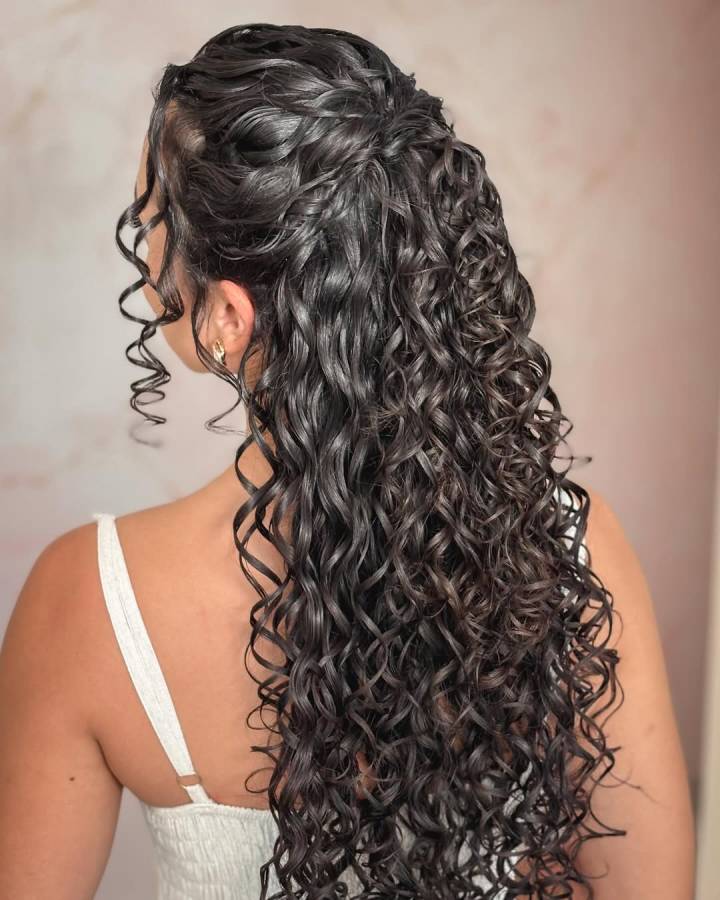 penteado para evento