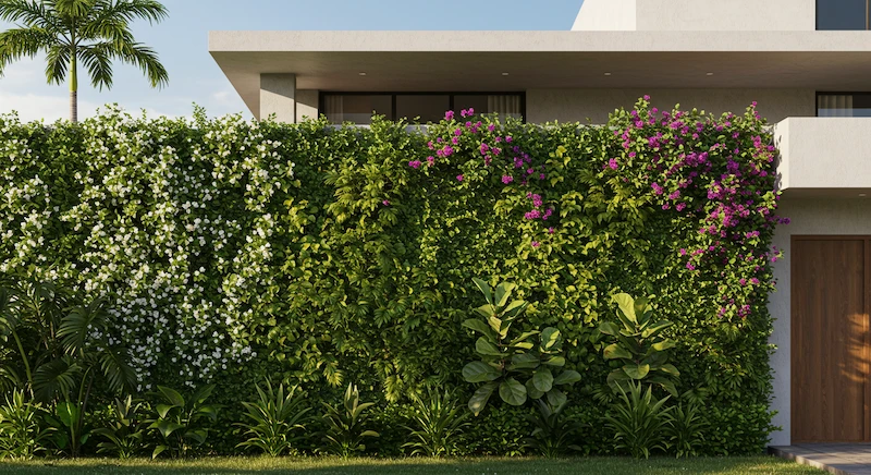plantas para muro que não estragam a parede