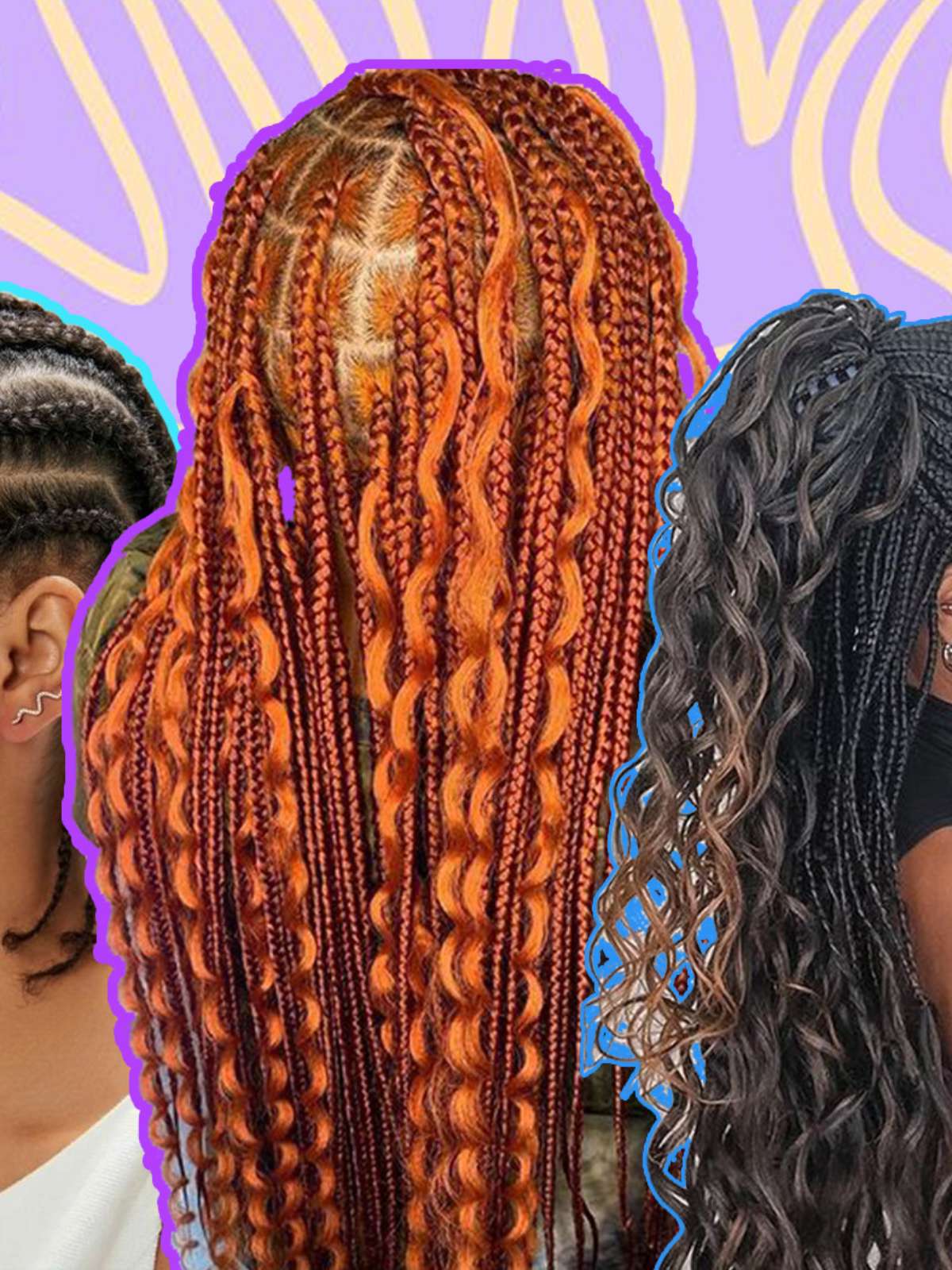trança causa queda de cabelo