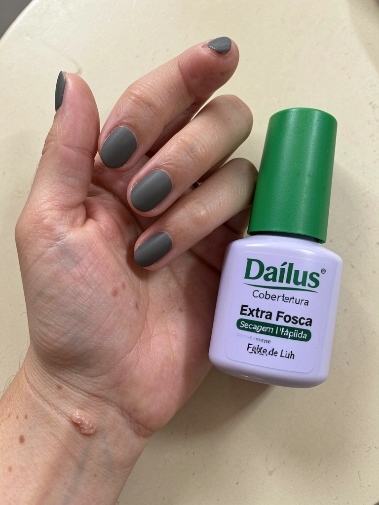 Gráfico de barras comparando a duração de diferentes tipos de esmalte.
