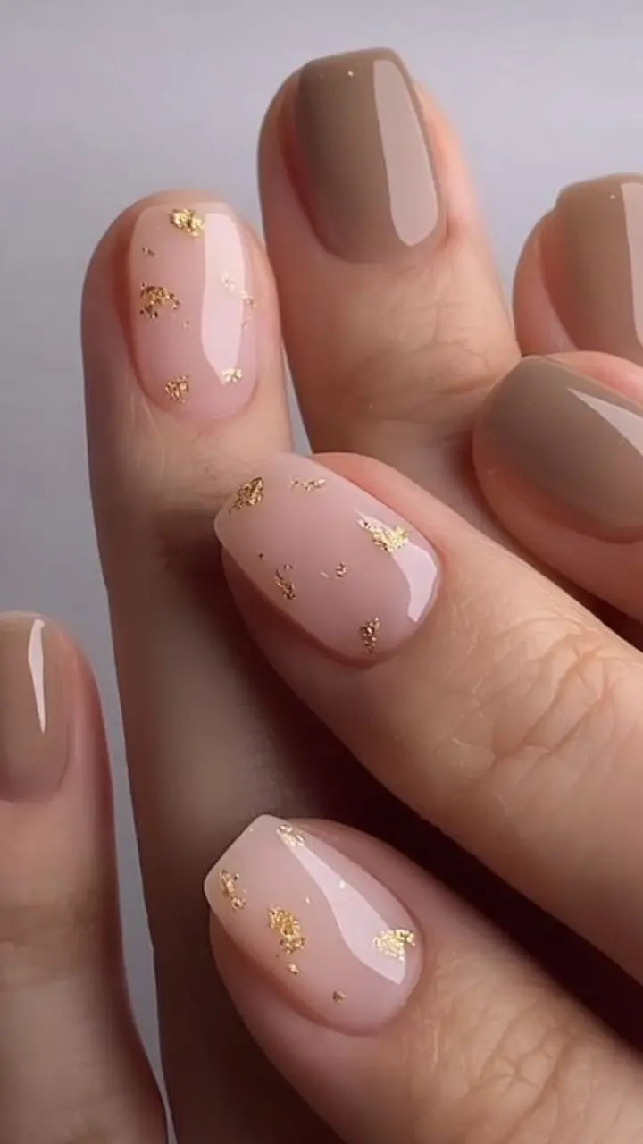 cores unhas curtas elegantes